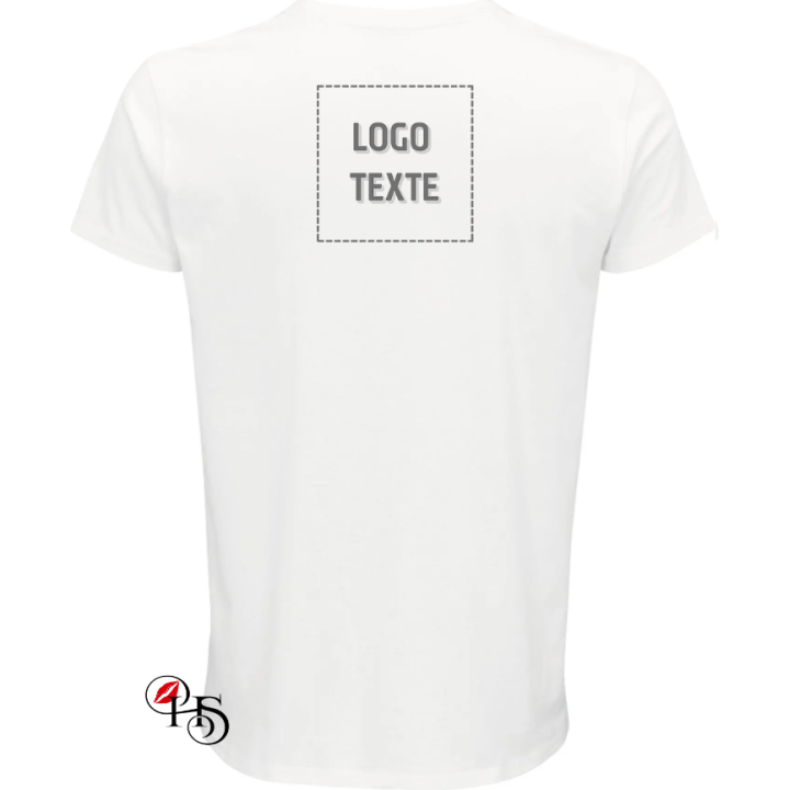 T-shirt homme personnalisé – Logo & texte brodé | H&S